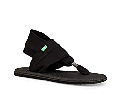Sanuk sling strap flip flop stock image from Amazon